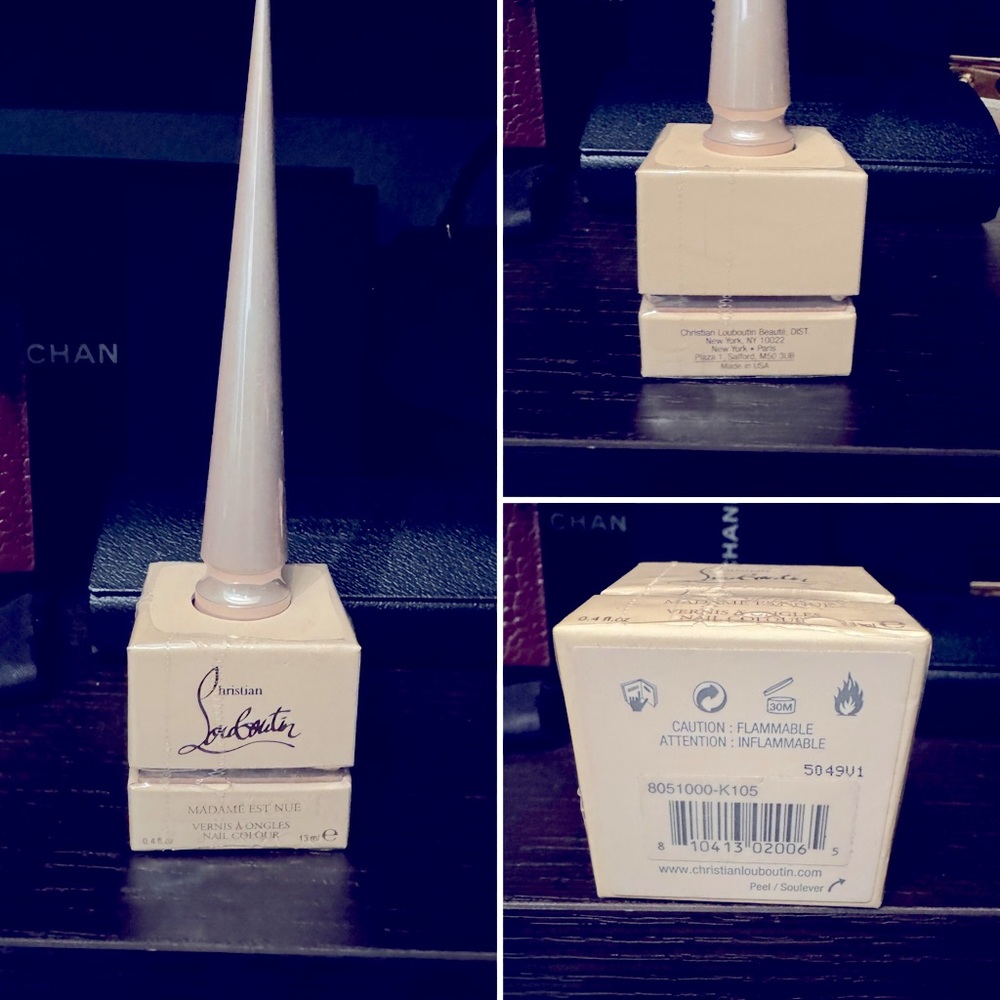NEW Christian Louboutin nail polish in shade Madame Est Nue. Unwrapped - Picture 1 of 4